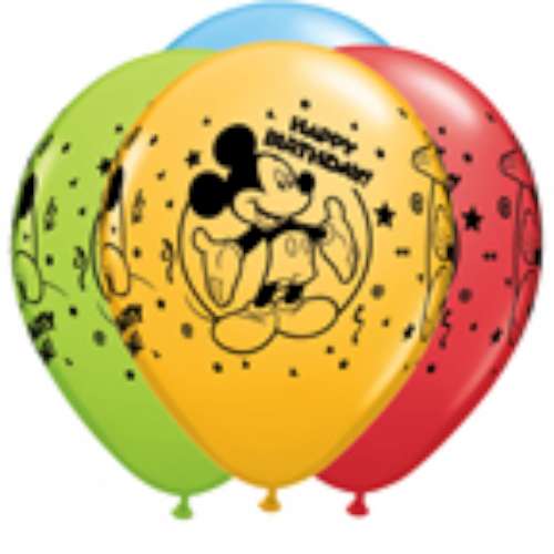 Mickey Mouse Party Balloons - Click Image to Close